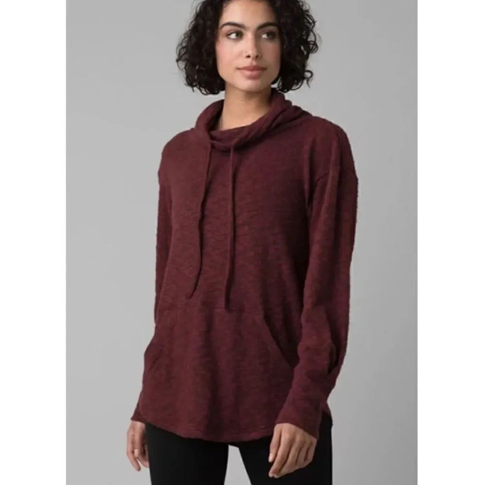 Prana Frieda Hooded Pullover Top Organic Cotton